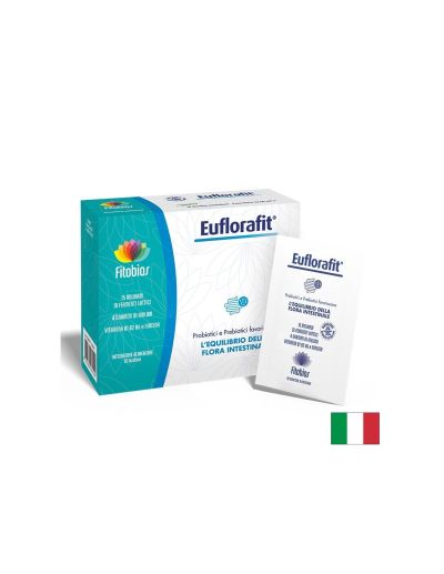 Euflorafit - Инулин 4000 mg + 15 млрд. пробиотици – Чревен комфорт и имунна подкрепа, 10 сашета
