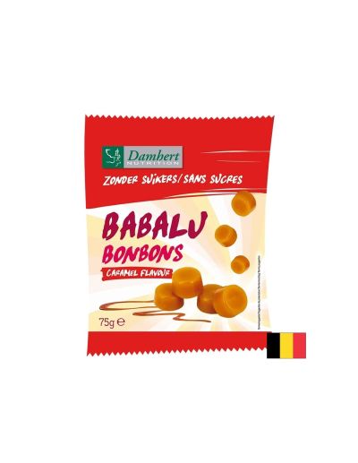 Babalu Бонбони с карамел – Без захар, с масло и сметана, 75 g