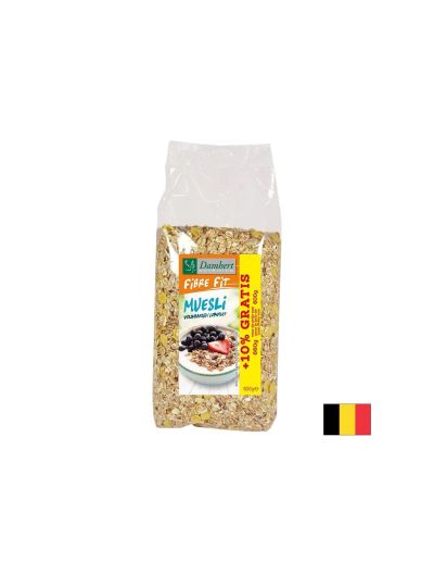 Мюсли с фибри и плодове – За добро храносмилане и дълготрайно засищане, 600 g