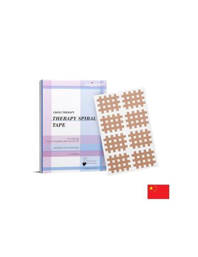 Кинезио терапевтични лепенки Облекчение при напрежение и болка 10 броя, 4.9 x 5.2 см