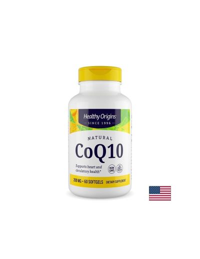 Коензим Q10 (убиквинон) – Енергия и сърдечна функция, 200 mg, 60 капсули