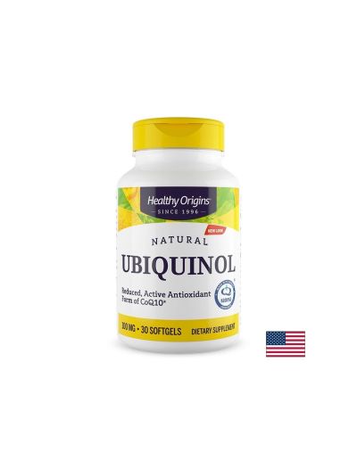 Коензим Q10 (убиквинол) – Подкрепа за сърцето и енергията, 100 mg, 30 капсули