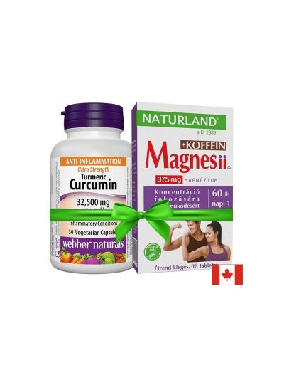 Промо пакет 15 - Куркума и черен пипер + Магнезий и кофеин