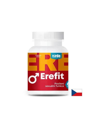Erefit - L-аргинин 250 mg + Трибулус 100 mg + Мака 50 mg – Потентност и жизненост за мъже, 60 капсули