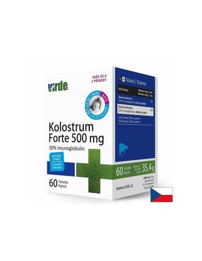 Kolostrum Forte Говежда коластра – Силен имунитет, 500 mg, 60 капсули