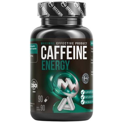 MAXXWIN Caffeine Energy 100 mg [90 капсули, 90 Дози]