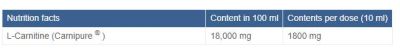 MAXXWIN L-Carnitine Liquid | Carnipure® [500 мл, 50 Дози]