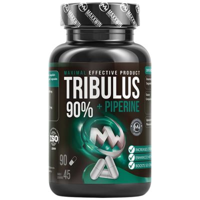 MAXXWIN Tribulus 90% + Piperine [90 капсули, 45 Дози]