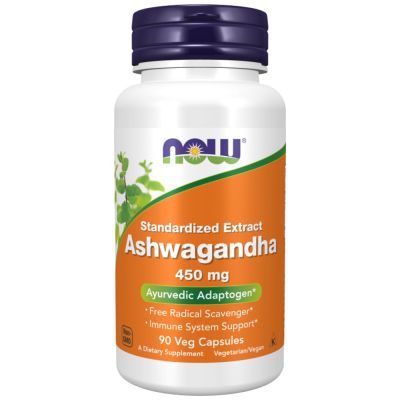 NOW Foods Ashwagandha Extract 450 mg [90 капсули, 90 Дози]