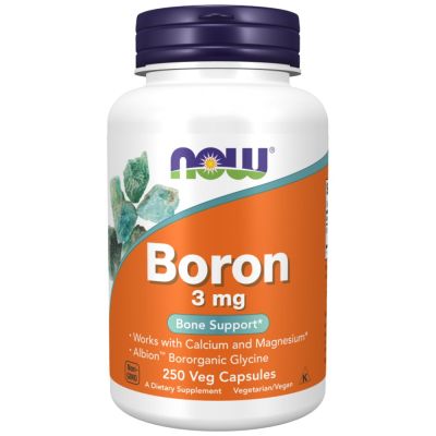 NOW Foods Boron 3 mg [250 капсули, 250 Дози]