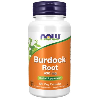 NOW Foods Burdock Root 430 mg [100 капсули, 50 Дози]