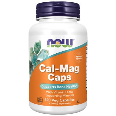 NOW Foods Cal-Mag Caps [120 капсули, 60 Дози]