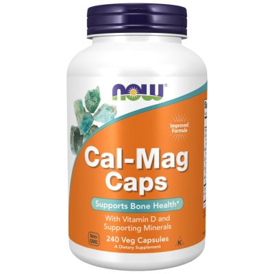 NOW Foods Cal-Mag Caps [240 капсули, 120 Дози]