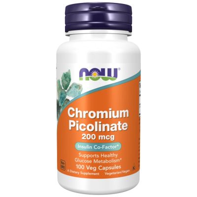 NOW Foods Chromium Picolinate 200 mcg [100 капсули]