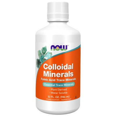 NOW Foods Colloidal Minerals | Fulvic Acid Trace Minerals - Natural Flavor [946 мл, 32 Дози]