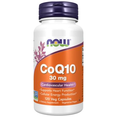 NOW Foods CoQ10 30 mg [120 капсули, 120 Дози]