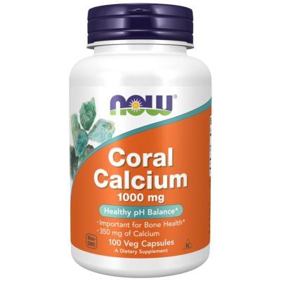 NOW Foods Coral Calcium 1000 mg [100 капсули, 100 Дози]