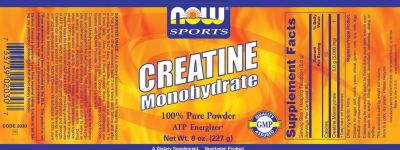 NOW Foods Creatine Powder [227 грама, 45 Дози]