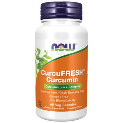 NOW Foods Curcumin / CurcuFRESH [60 капсули, 60 Дози]