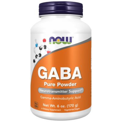 NOW Foods GABA Powder [170 грама, 340 Дози]