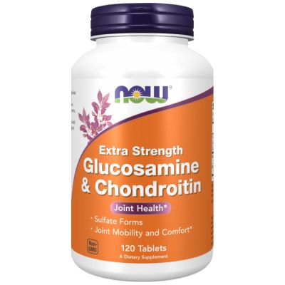 NOW Foods Glucosamine & Chondroitin / Extra Strength [120 Таблетки, 60 Дози]