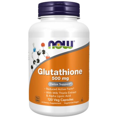 NOW Foods Glutathione 500 mg [120 капсули, 120 Дози]