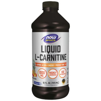 NOW Foods L-Carnitine Liquid 1000 mg [473 мл, 32 Дози]