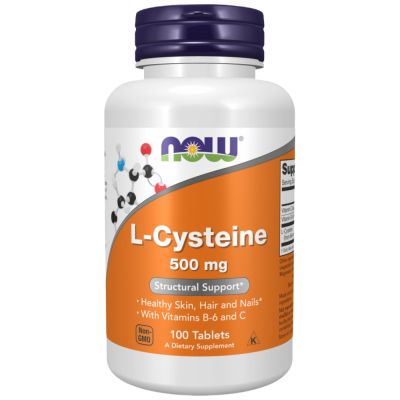 NOW Foods L-Cysteine 500 mg [100 Таблетки]