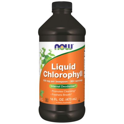 NOW Foods Liquid Chlorophyll & Mint [473 мл, 380 Дози]