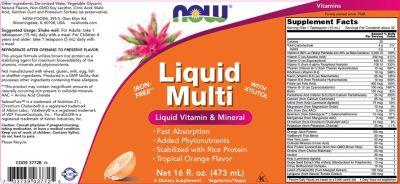 NOW Foods Liquid Multi [473 мл]