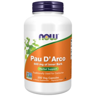 NOW Foods Pau D' Arco 500 mg [250 капсули]