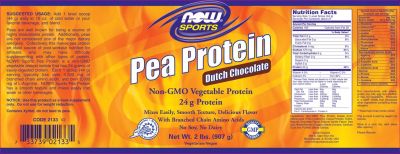 NOW Foods Pea Protein [908 грама]