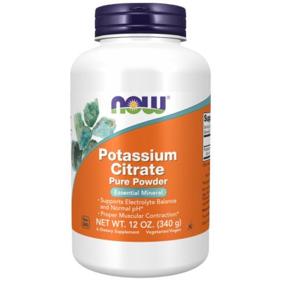 NOW Foods Potassium Citrate Powder [340 грама, 243 Дози]