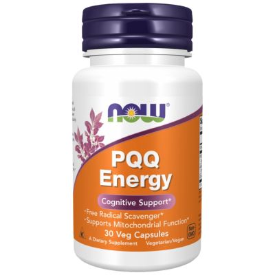 NOW Foods PQQ Energy 20 mg [30 капсули, 30 Дози]