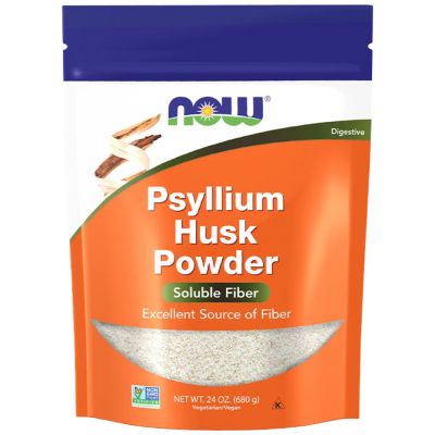 NOW Foods Psyllium Husk Powder / Organic [680 грама, 76 Дози]