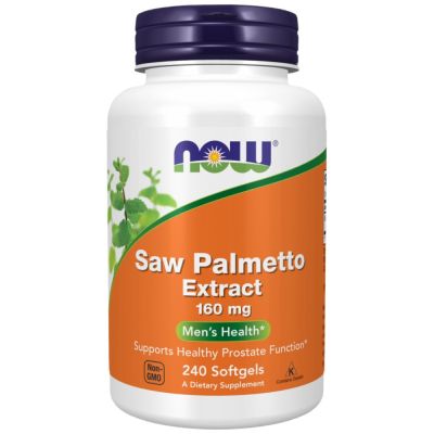 NOW Foods Saw Palmetto Extract 160 mg [240 Гел капсули, 240 Дози]