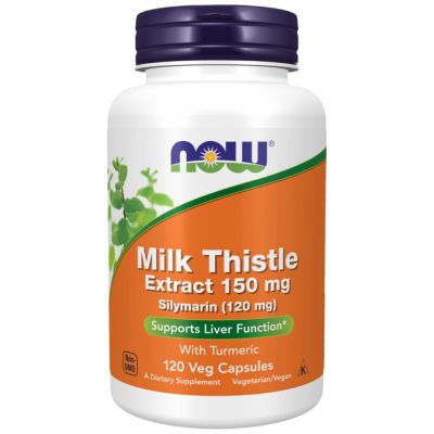 NOW Foods Silymarin Milk Thistle Extract 150 mg [120 капсули, 60 Дози]
