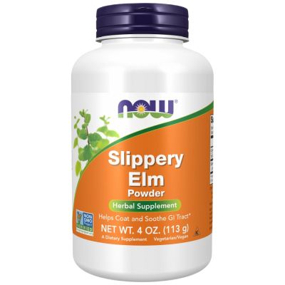 NOW Foods Slippery Elm Powder [113 грама, 75 Дози]