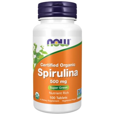 NOW Foods Spirulina 500 mg [100 Таблетки]