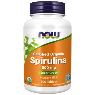 NOW Foods Spirulina 500 mg [200 Таблетки]