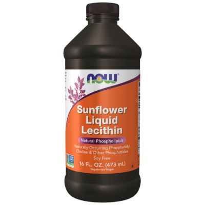 NOW Foods Sunflower Lecithin Liquid [473 мл, 32 Дози]