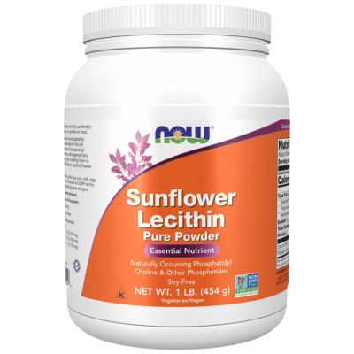 NOW Foods Sunflower Lecithin Pure Powder [454 грама, 45 Дози]