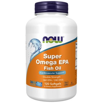 NOW Foods Super Omega EPA [120 Гел капсули, 60 Дози]