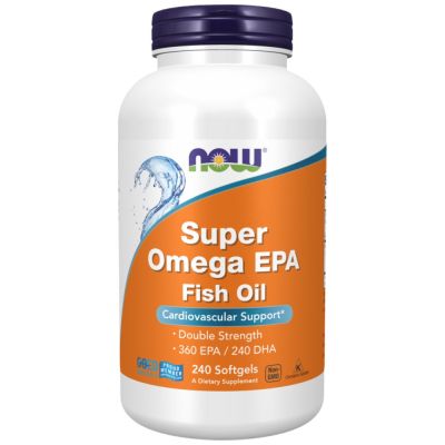 NOW Foods Super Omega EPA [240 Гел капсули, 120 Дози]