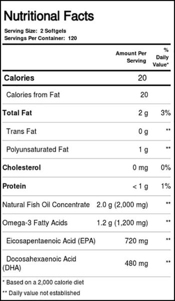 NOW Foods Super Omega EPA [240 Гел капсули, 120 Дози]