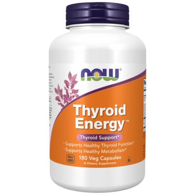 NOW Foods Thyroid Energy [180 капсули, 90 Дози]
