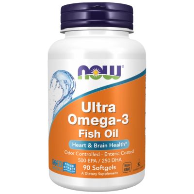 NOW Foods Ultra Omega 3 [90 Гел капсули]