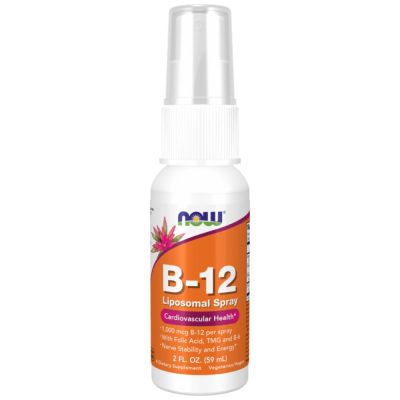NOW Foods Vitamin B-12 Liposomal Spray [59 мл, 84 Дози]