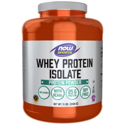 NOW Foods Whey Protein Isolate /Unflavored/ [2268 грама]