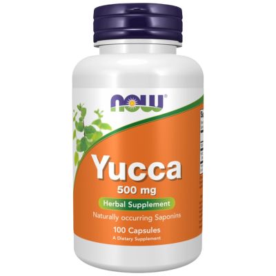 NOW Foods Yucca 500 mg [100 капсули, 50 Дози]